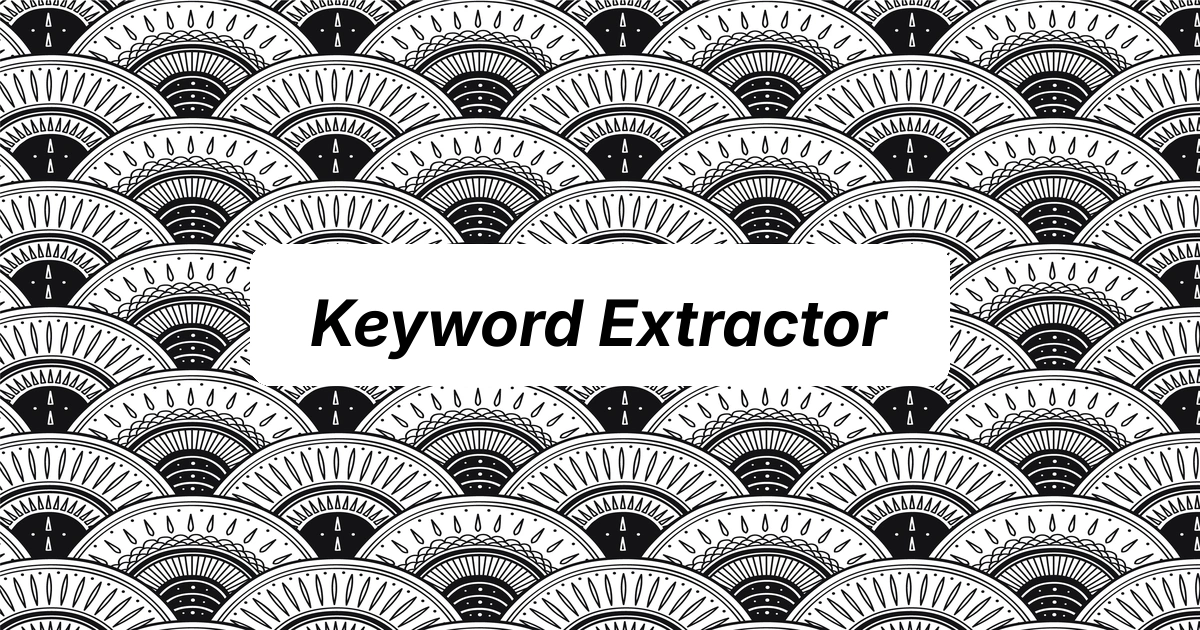 keyword-extractor