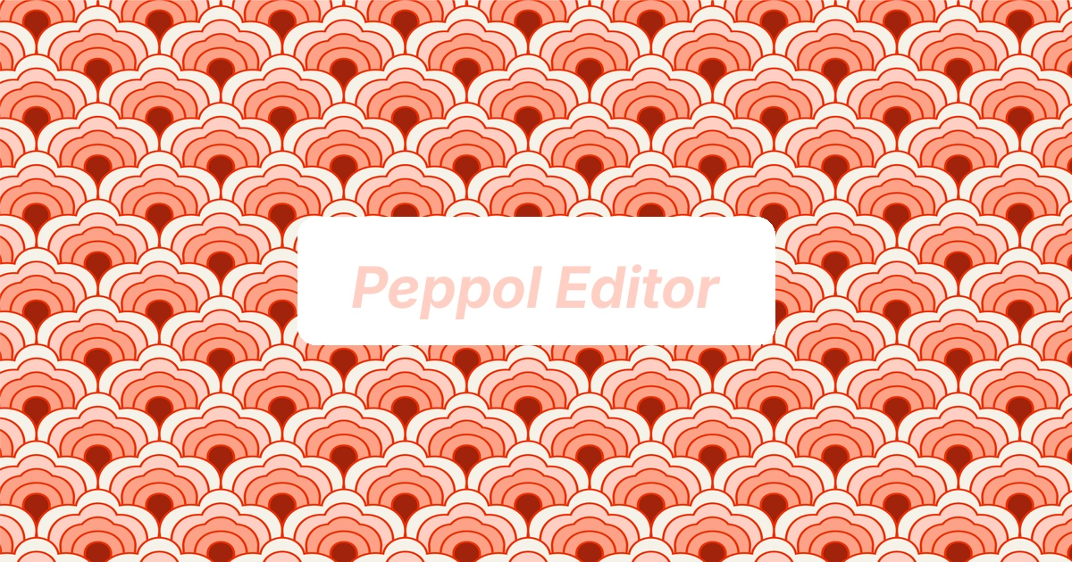 peppol-editor